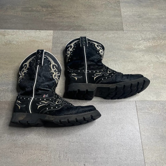 SOLD Justin Boots Womens Size 7 1/2 - Picture 2 of 5